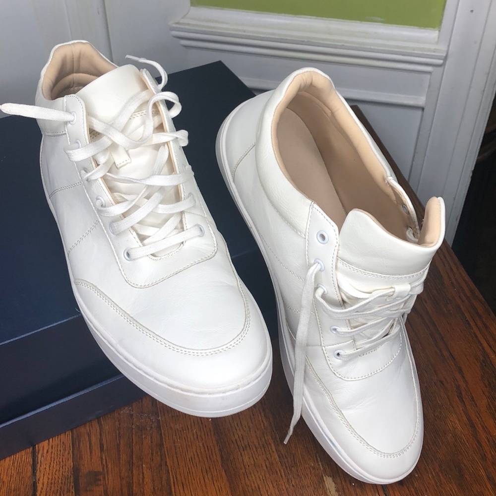 Call it Spring vegan high top athletic shoes 👟